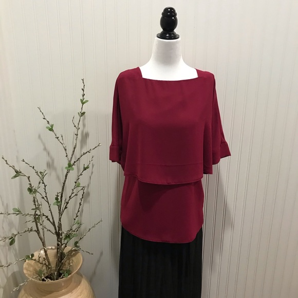 CAPE BLOUSE - Picture 10 of 12